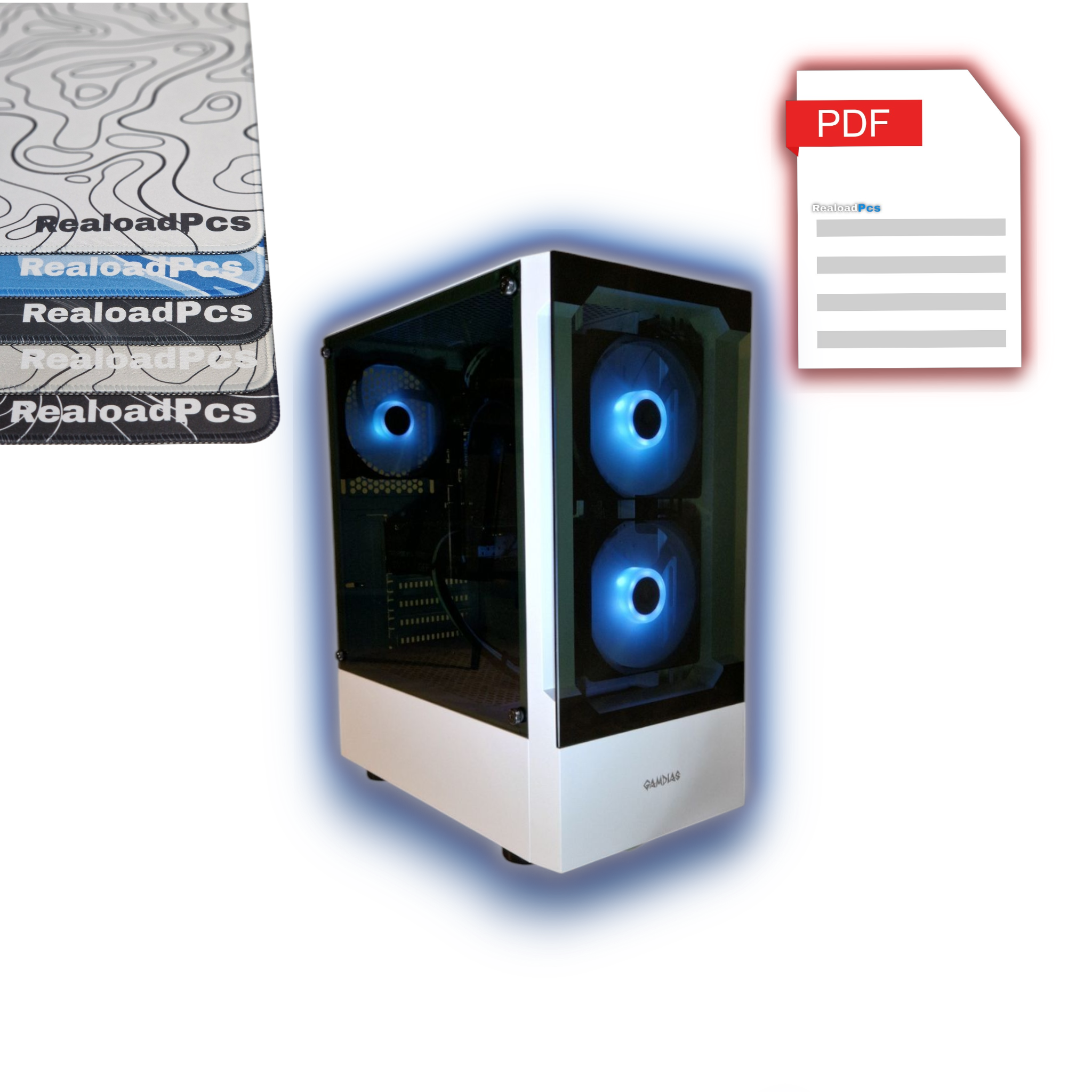 RealoadPCs Einsteiger-Bundle - Gaming PC + FPS-Boost + Mousepad!