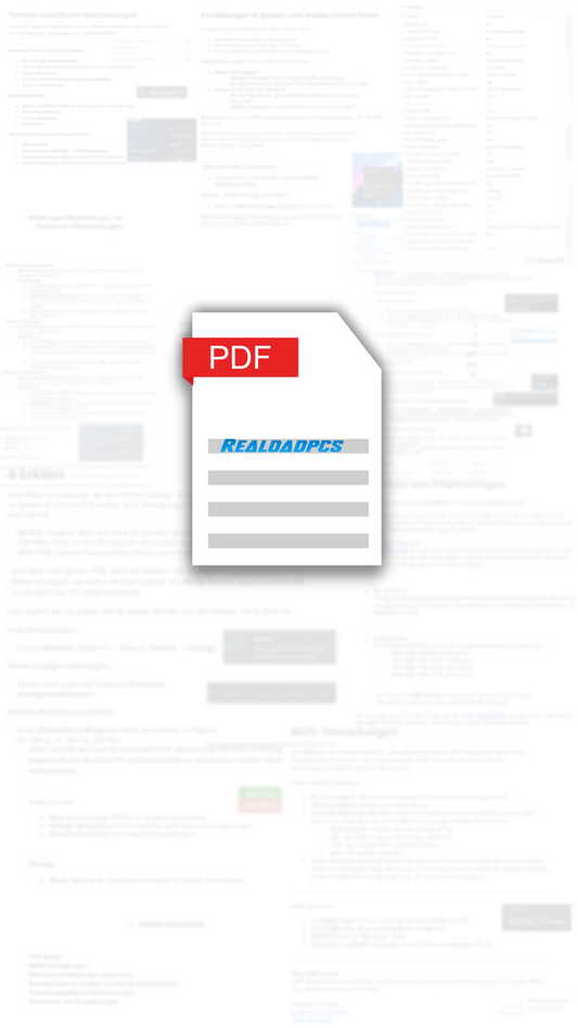RealoadPCs FPS-Boost/Fps-Optimierung SALE